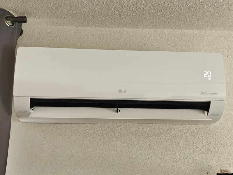LG Dual Inverter airco geplaatst door Fleurke Installatie